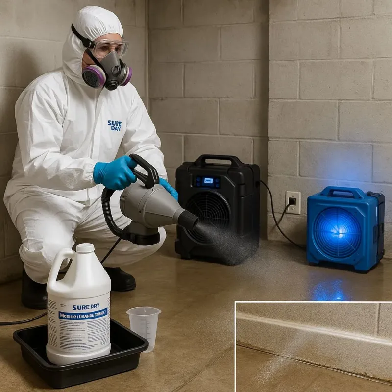 Sanitization and Odor Removal process in Glenmore, WI