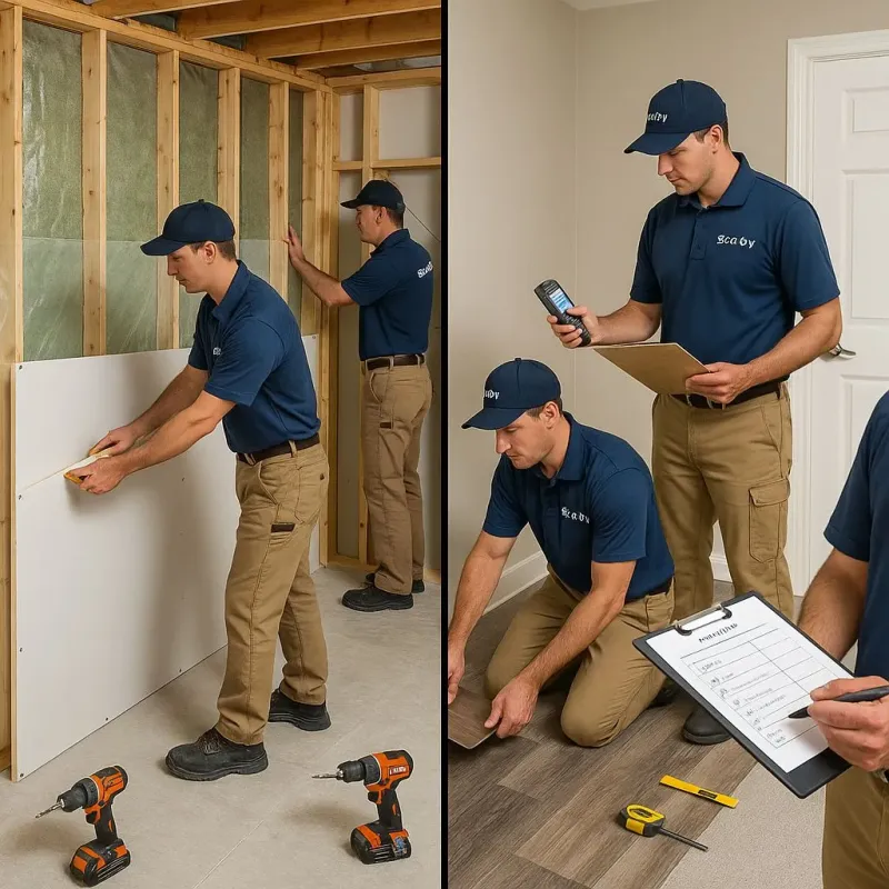 Repairs and Reconstruction process in Glenmore, WI