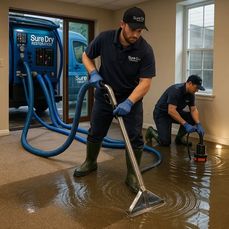Water Extraction and Removal process in Glenmore, WI